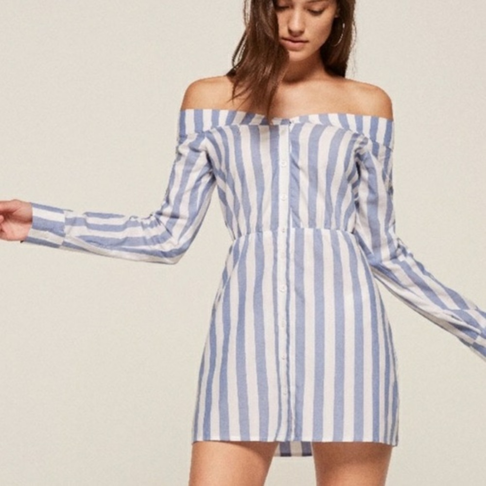 Reformation bromley mini dress